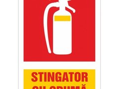 Indicatoare pentru stingatoare cu spuma